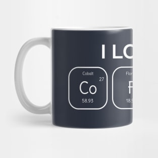 I love coffee science t-shirt Mug